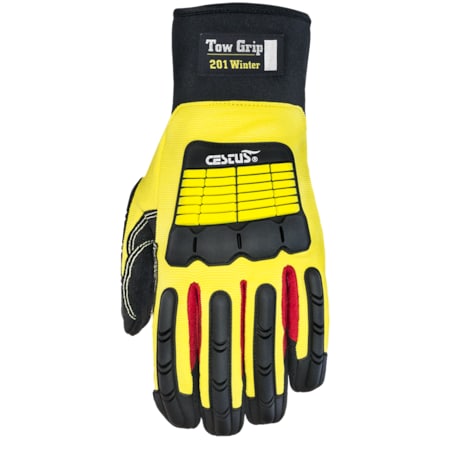 Cestus ANSI Cut A2 Winter Impact Gloves, Waterproof, Insulated, M 5081-M
